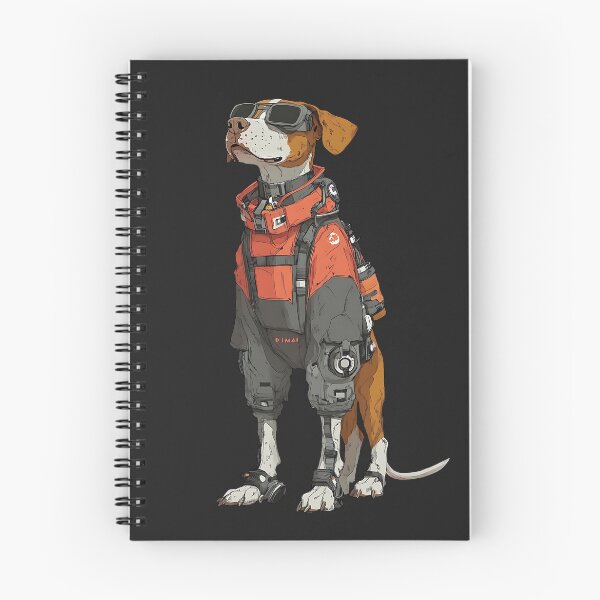 Item preview, Cyberpunk Dog: Neon Street Hound designed and sold by bapupa.