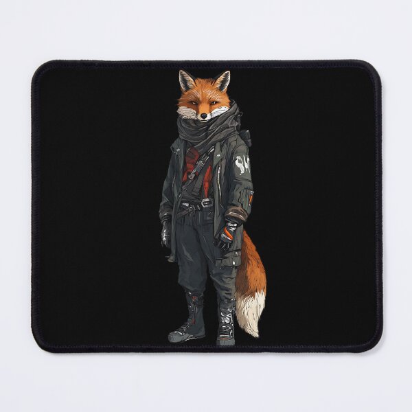 Item preview, Cyberpunk Fox: Neon Glitch Runner designed and sold by bapupa.