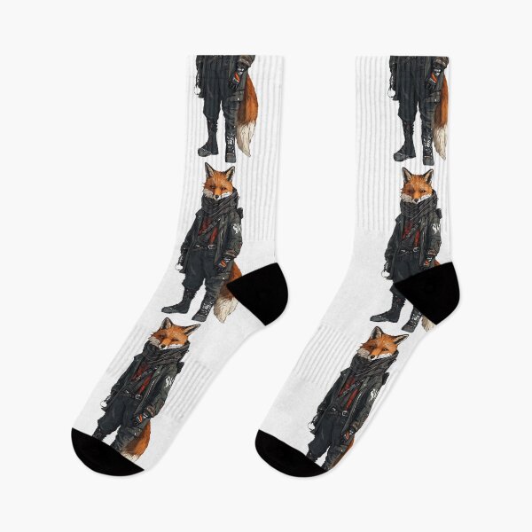 Item preview, Cyberpunk Fox: Neon Glitch Runner designed and sold by bapupa.