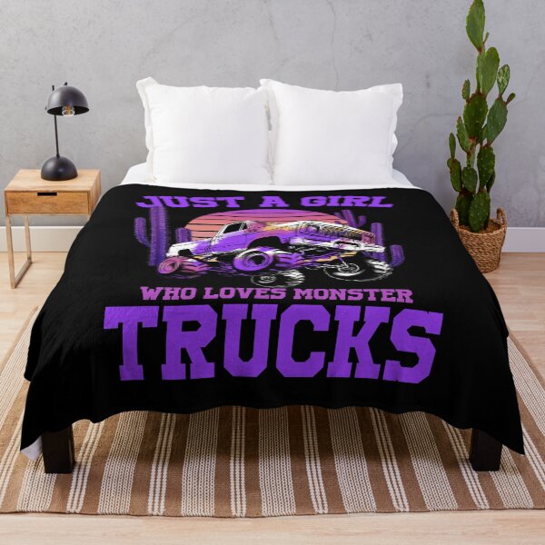 Item preview, Just A Girl Who Loves Monster Trucks Car Tuning Graphic designed and sold by Spyshirt.