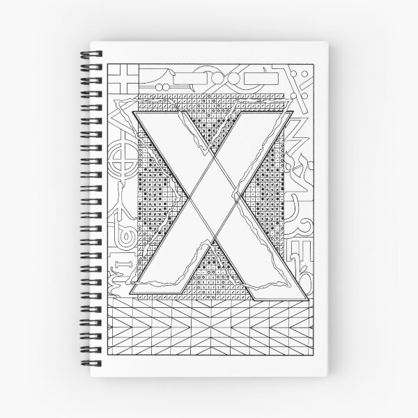 Item preview, Designer's Alphabet Letter X designed and sold by foxandfalcon.