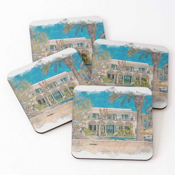 Item preview, Puerto Pollensa Mallorca Seafront House designed and sold by GG WALL ART.