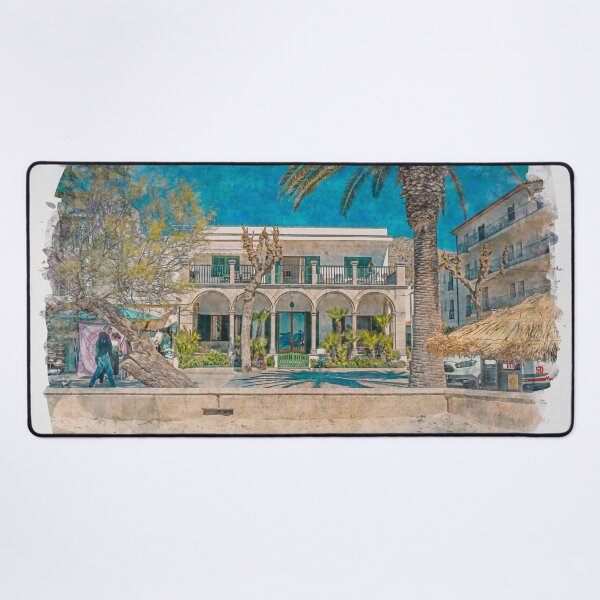 Item preview, Puerto Pollensa Mallorca Seafront House designed and sold by GG WALL ART.
