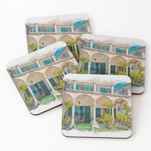 Item preview, Puerto Pollensa Mallorca Seafront House designed and sold by GG WALL ART.