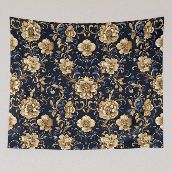 Item preview, Baroque Gold Florals designed and sold by Jirka Svetlik, Studio Illuvision.