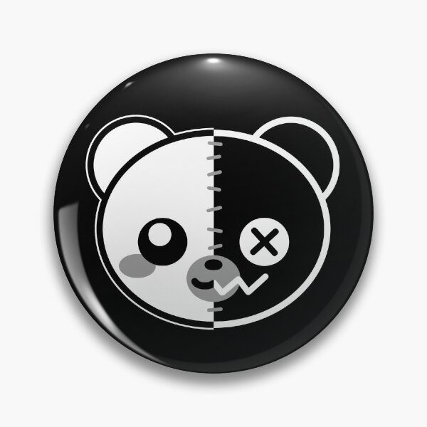 Item preview, Two-Faced Teddy Bear (White-Black) V.2 designed and sold by ScarletLilyShop.