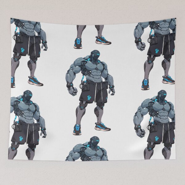 Item preview, Cyberpunk GYM Training: Urban Muscle Tech designed and sold by bapupa.