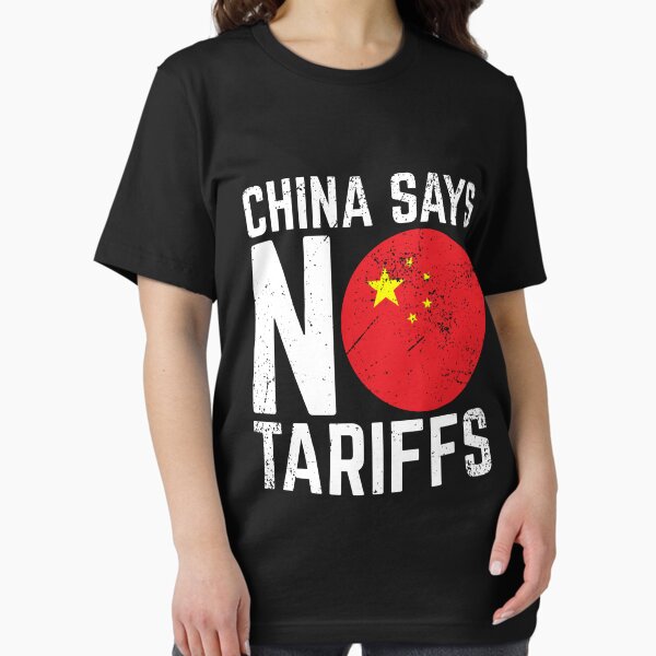 Aperçu de l'œuvre La Chine s'oppose aux droits de douane de Trump : fini les guerres commerciales avec elle. créée et vendue par UNICRAFT Creative.
