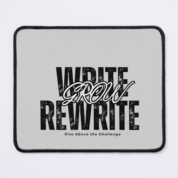 Item preview, Write Rewrite Grow | Inspiring Writer T-Shirt designed and sold by Favbookshelf by Manik.