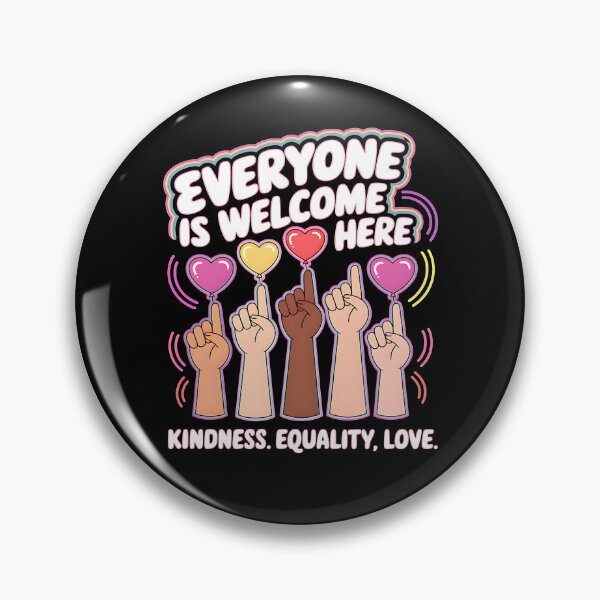 Item preview, Everyone Is Welcome Here Idaho Teacher Design – Heart Balloons Alt Edition designed and sold by DesignedByMarty.