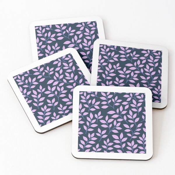 Item preview, Elegant Blue Leaf Seamless Pattern designed and sold by Templatemini.