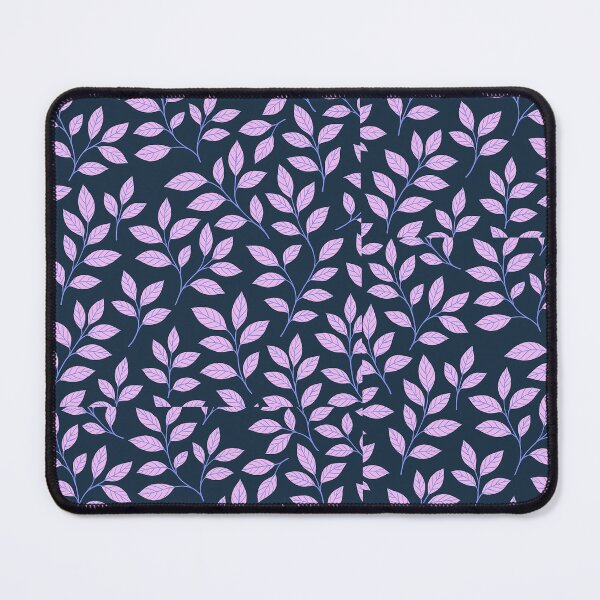 Item preview, Elegant Blue Leaf Seamless Pattern designed and sold by Templatemini.