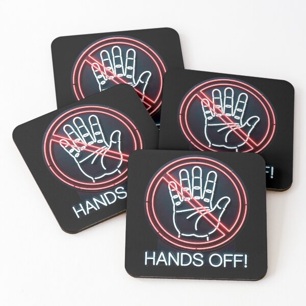 Item preview, Hands Off Neon Art designed and sold by Exodoi.
