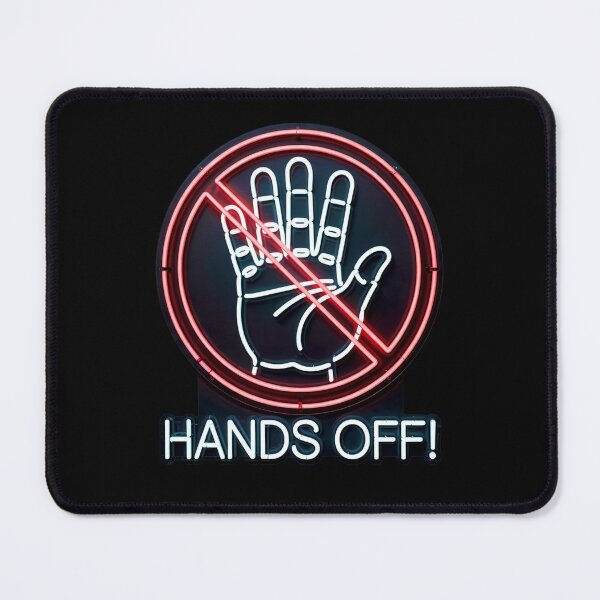 Item preview, Hands Off Neon Art designed and sold by Exodoi.