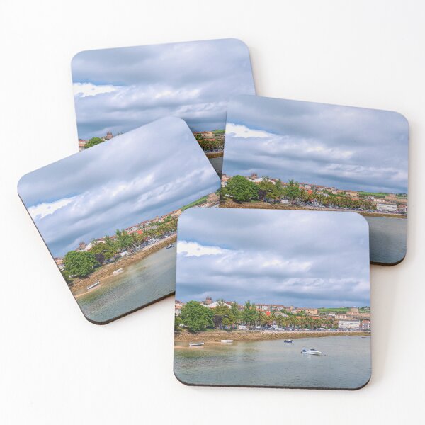 Item preview, Palm Trees and Boats San Vicente de la Barquera Cantabria Northern Spain designed and sold by acceleratorhams.