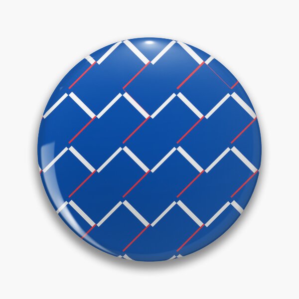 Item preview, Blue waves with white zigzags designed and sold by Jjc59.
