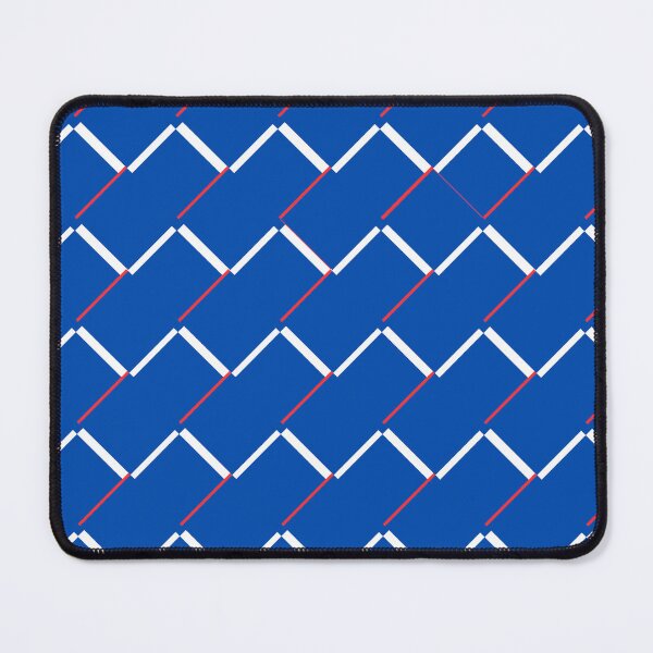 Item preview, Blue waves with white zigzags designed and sold by Jjc59.