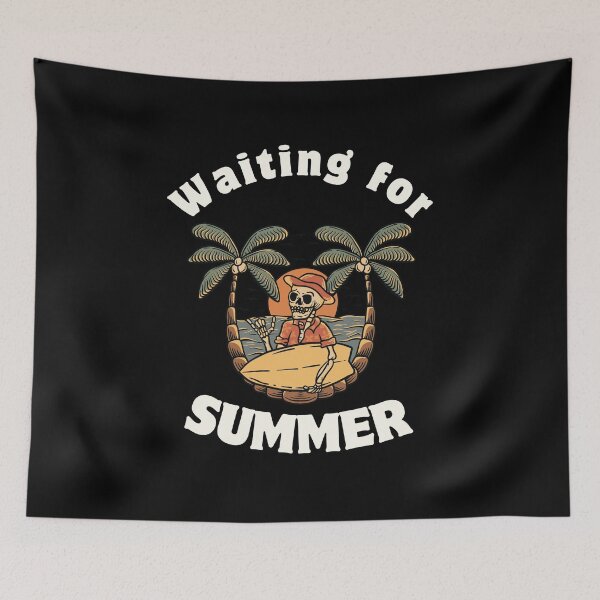 Item preview, Waiting for Summer – Funny Skeleton Beach Vibes designed and sold by Karim-Karem.
