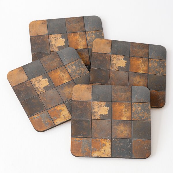 Item preview, Rusty Metal Tiles designed and sold by Jirka Svetlik, Studio Illuvision.