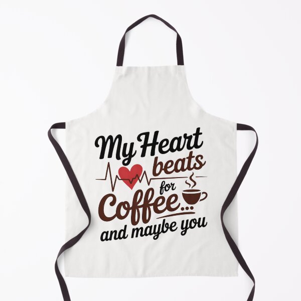 Item preview, cardiology humor my heart beats for coffee and maybe you designed and sold by lino4king.