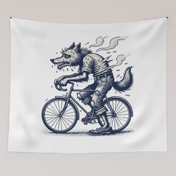 Item preview, Bicycle Wolf Cycling Mountainbike Rennrad designed and sold by LuminOrb.