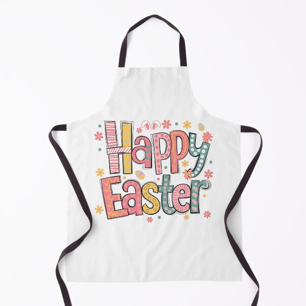 Item preview, Colorful Happy Easter Typography with Floral and Egg Accents Gifts designed and sold by Maniutek.