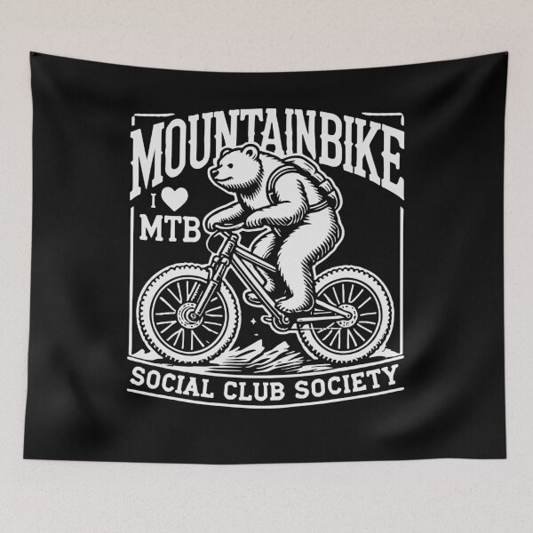 Item preview, Mountainbike Adventure Bike Bär Retro Style designed and sold by LuminOrb.