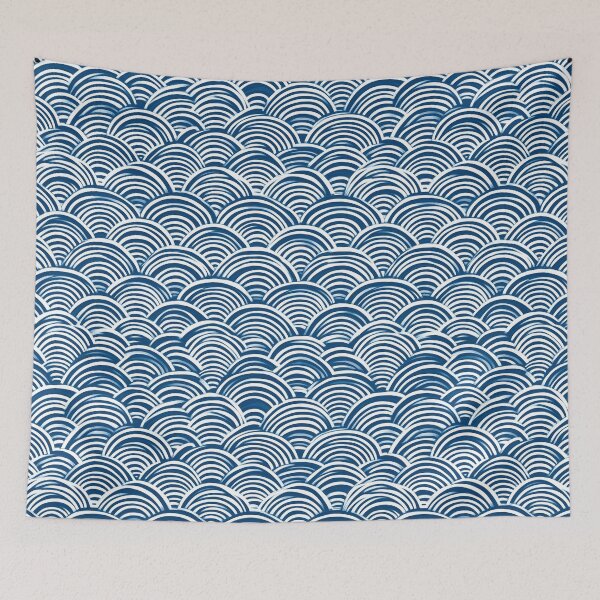 Item preview, Seigaiha Waves designed and sold by Jirka Svetlik, Studio Illuvision.