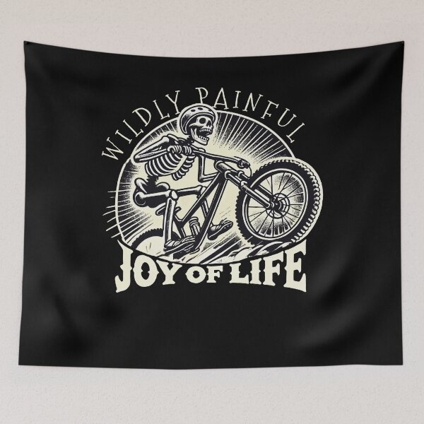 Item preview, Bicycle Wildly Painful Joy Of Life designed and sold by LuminOrb.