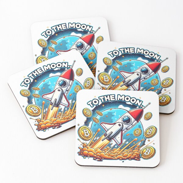 Item preview, To The Moon – Bitcoin Crypto Rocket on a High-Fly designed and sold by nbg2012.