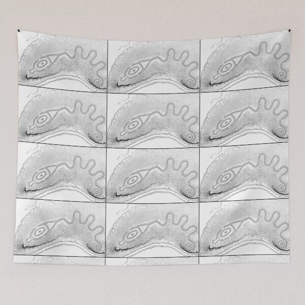 Item preview, WH Holmes- 1886-sketch the Great Serpent Mound designed and sold by Earth Nature Creations.