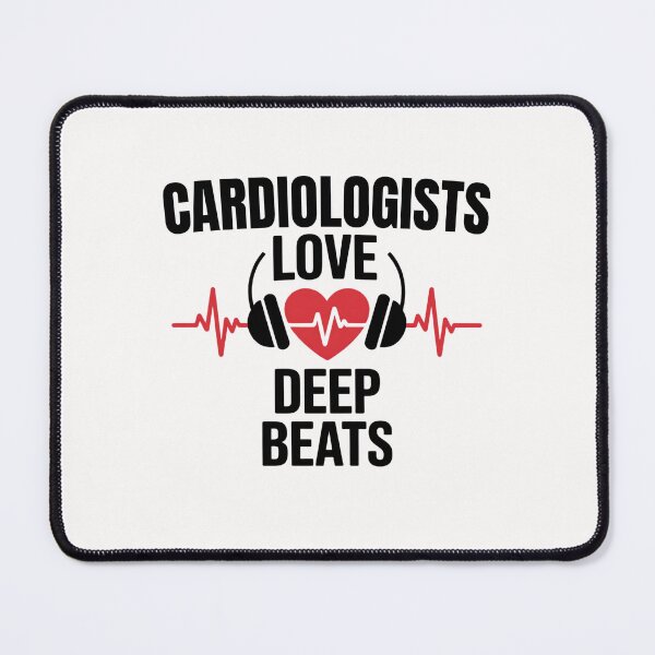 Item preview, cardiology humor cardiologists love deep beats designed and sold by lino4king.