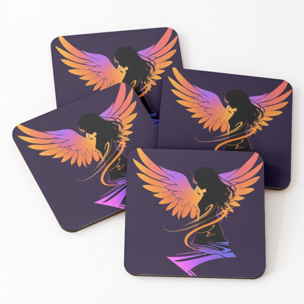 Item preview, Silhouette of a woman with gradient wings designed and sold by Sergii Davydenko.