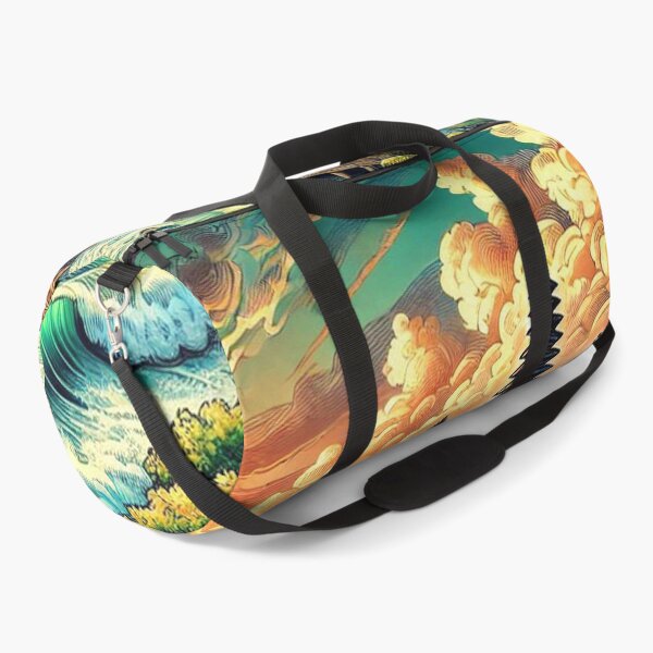 Item preview, Men’s Rash Guard Sunset Temple – AI-Designed Bali Activewear for Surfing, Yoga & Outdoor Adventures designed and sold by knalpot-design.