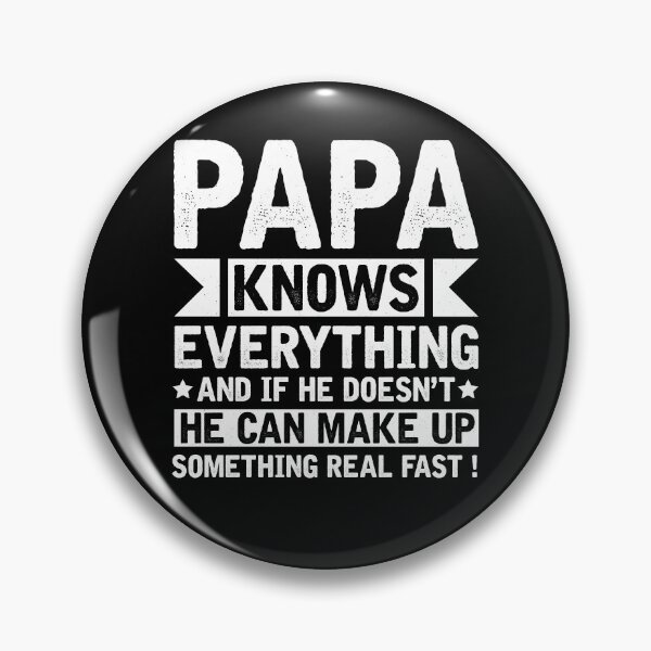 Item preview, Vintage Papa Knows Everything T-Shirt | Funny Father's Day Gift designed and sold by PRINYOS.