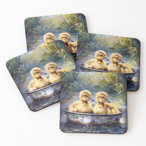 Item preview, Two Fluffy Little Ducklings designed and sold by M-Y-A-R-T-.