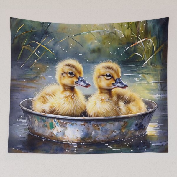 Item preview, Two Fluffy Little Ducklings designed and sold by M-Y-A-R-T-.