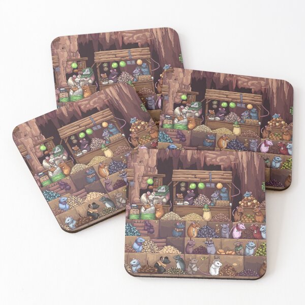 Item preview, Underground Mouse Market – Cozy Pixel Art Fantasy Scene designed and sold by NaturePixel.