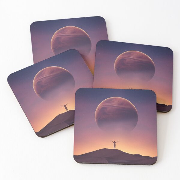 Item preview, Desert with Woman and Mars in the Sky designed and sold by ApGraphicDesigns.