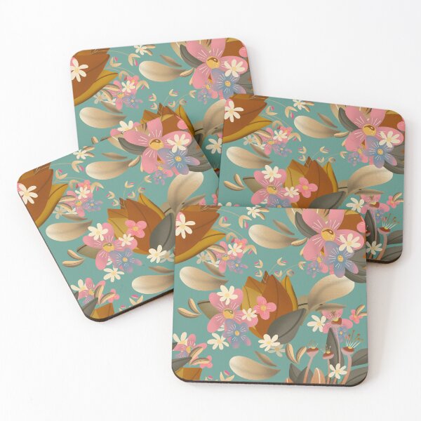 Item preview,   Jade Bloom Floral Pattern Elegant Botanical Design for Fabric & Home Decor designed and sold by Almanzart.