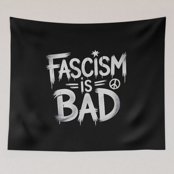 Item preview, Fascism is Bad - This gift is perfect for activists, antifascists, and anyone who values freedom, democracy, and human rights. designed and sold by ZyziowskyArt.
