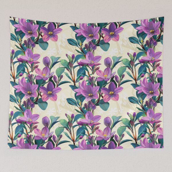 Item preview, Hellebores Floral Pattern Design designed and sold by ArtDzignsZA.