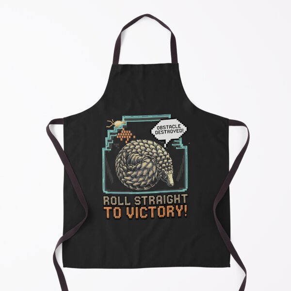Item preview, Pangolin Pixel Art – Roll to Victory Retro Gaming Design designed and sold by NaturePixel.