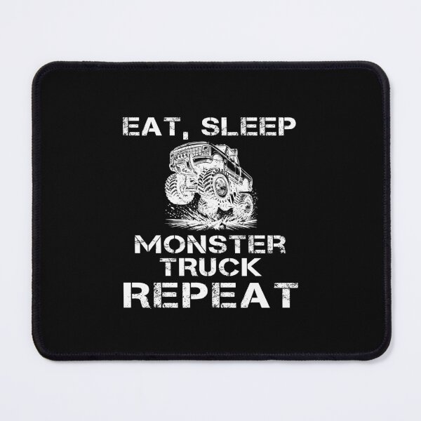 Item preview, Eat Sleep Monster Truck Repeat Car Tuning Graphic designed and sold by Spyshirt.