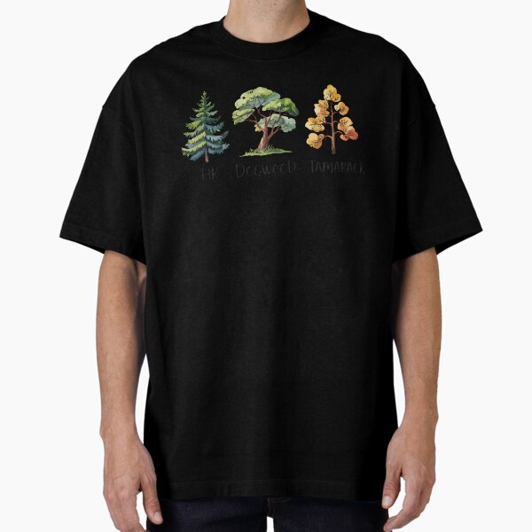 Aperçu de l'œuvre Sapin Cornouiller Mélèze Arbre subtil Anti Trump créée et vendue par ChicTeeshop.