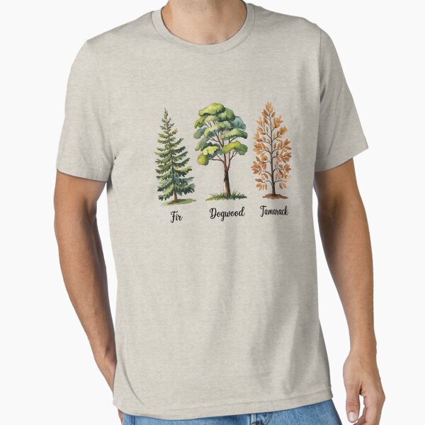 Item preview, Fir Dogwood Tamarack Subtle Tree Anti Trump designed and sold by ChicTeeshop.