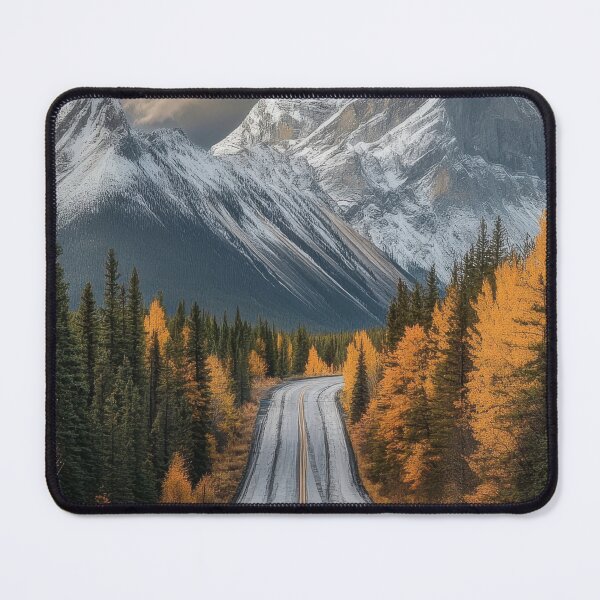 Item preview, Journey to the Mountains – Autumn Road to Adventure T-Shirt designed and sold by AchaRat.