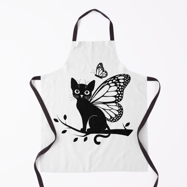 Item preview, silhouetted fairy and butterfly and cat designed and sold by jkrphoto.