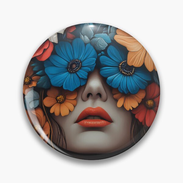 Item preview, woman covered with flowers designed and sold by EgonZ9.