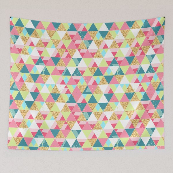 Item preview, Fresh Triangle Geometric Pattern designed and sold by KaramfilaS.
